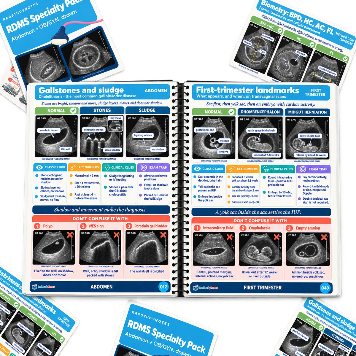 RDMS Specialty Pack: Abdomen + OB/GYN